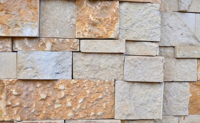 The texture of the building material