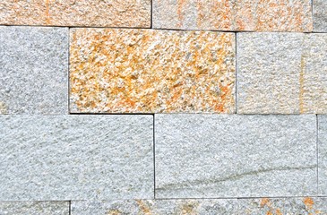 The texture of the building material