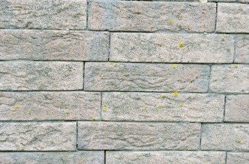The texture of the building material