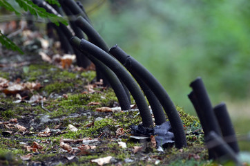 Old tunnel of Stalin. Part of Kiev defense line in WW2 time.Kiev
