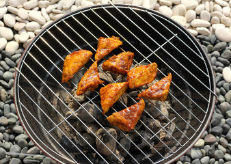 Delicious Grilled Tofu with spicy sauce