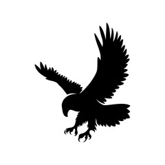 Eagle logo design vector. Eagle logo template illustration