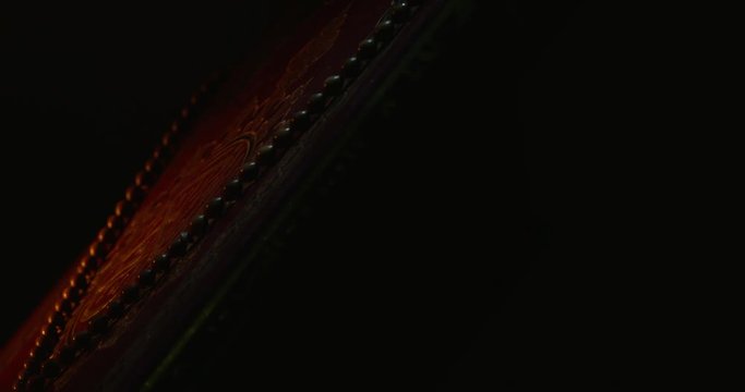 Holy Quran Cover on Book Rest with Prayer Beads 3