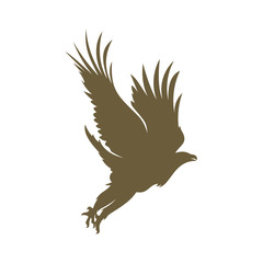 Eagle logo design vector. Eagle logo template illustration