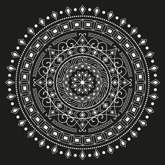 Mandala Stencil Decorative Round Ornament