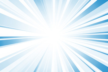 Bright ray abstract and light blue background, vector and illustration.