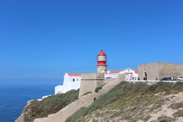 Fototapeta na wymiar lighthouse in portugal sunny day