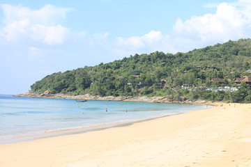 tropical beach in thailand