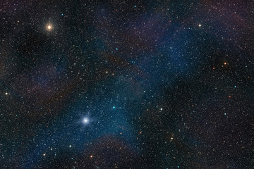 Obraz na płótnie Canvas Star field outer space background