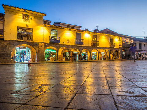 Plaza De Armas, Evening, Cusco