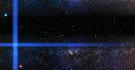 Star field space background for presentation