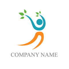 people healthy life logo.template vector illustration.logo suitable for your business