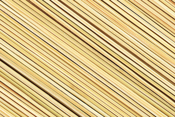 Close up texture of bamboo toothpicks abstract background