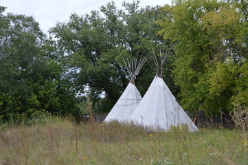 Tipis in the field © KK