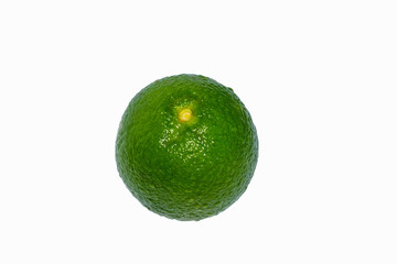 close up of green orange fruit