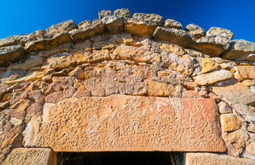 Cabanes de Volta, Construcción rural de piedra en seco, Valle del Set, Les Garrigues, Lleida,...