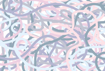 curve pattern with irregular lines, random lines, complex lines, abstract pastel colour background