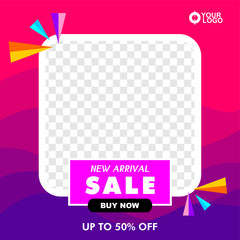 banner square design template. eps 10