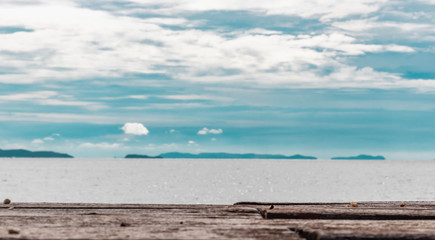 Boardwalk leading to beach scenery