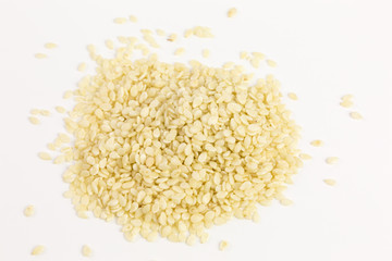 white sesame seeds - sesamum indicum