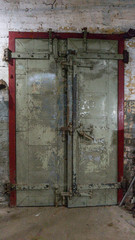 Old Movie Theater Backstage Metal Doors
