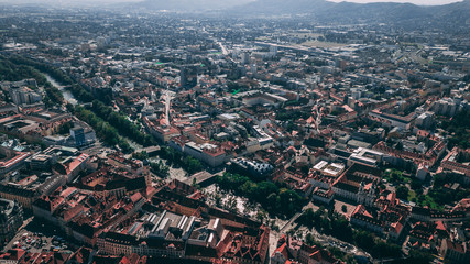 Obraz premium Graz from above