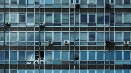 Fototapeta premium Windows of office building