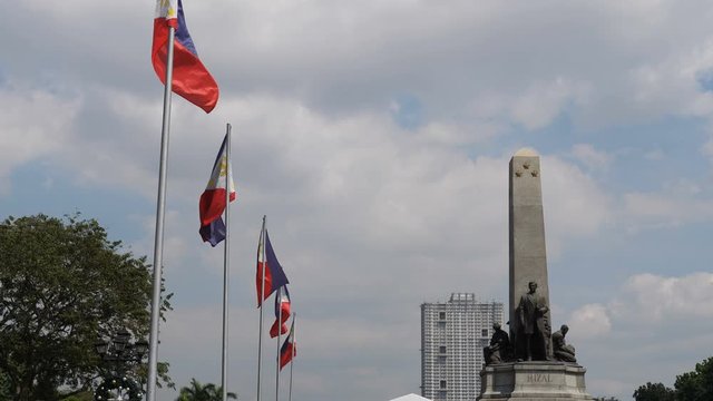 The Rizal Monument in Rizal Park, Manila, Philipinnes