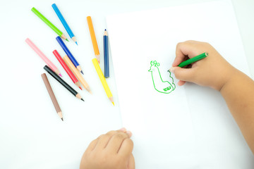 Hand Kids drawings