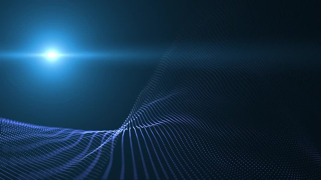 Abstract Particle Background