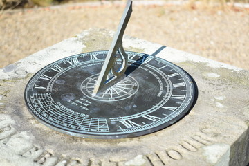 sundial in park