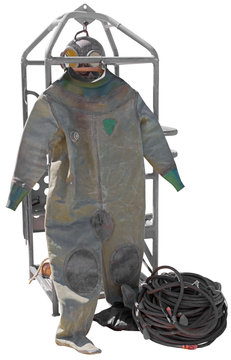 wetsuit equipment for industrial diving
