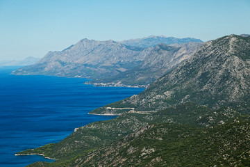 Fototapeta na wymiar South Adriatic Sea, Croatia