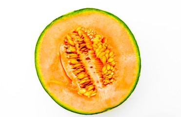 Fresh sweet green melon, The sweet succulence of summer-ripe melons is irresistibly tempting, but the health benefits of these luscious fruits shouldn't be overlooked.