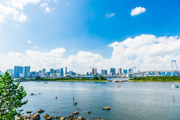 Naklejka premium 東京の風景 Tokyo city skyline , Japan.