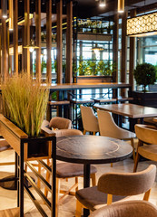 modern restaurant interior