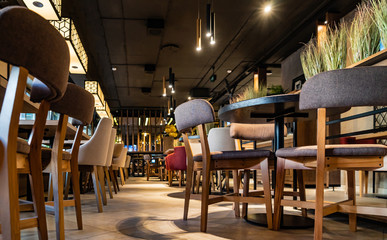 modern restaurant interior