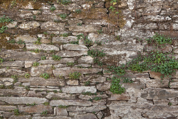 Old stone masonry.