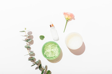 Basic skin care kit, bottle of serum