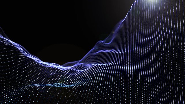 Abstract Particle Background