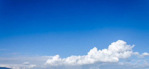 blue sky and clouds background