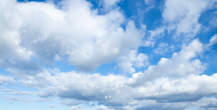blue sky and clouds background
