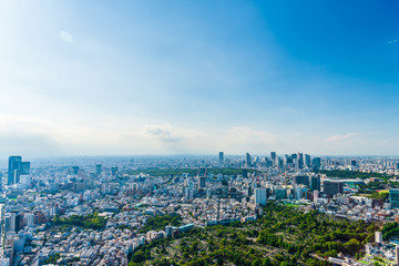 Obraz premium 東京の風景 Tokyo city skyline , Japan.
