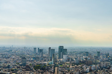 東京の風景 Tokyo city skyline , Japan.