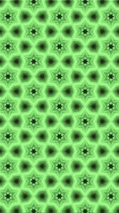 Ornate geometric pattern and abstract colored background