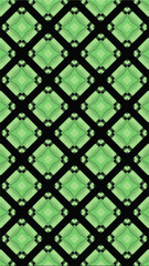 Ornate geometric pattern and abstract colored background