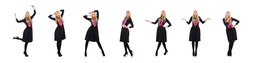 Woman in fashion clothing concept