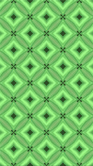 Ornate geometric pattern and abstract colored background