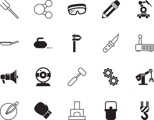 Obraz premium equipment vector icon set such as: live, switch, summer, game, gloves, merry, metric, camping, broadband, engine, spring, document, hammer, announcement, clock, microphone, hook, meter, smart, social