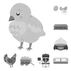 Vector illustration of organic and animal sign. Set of organic and plant stock vector illustration.